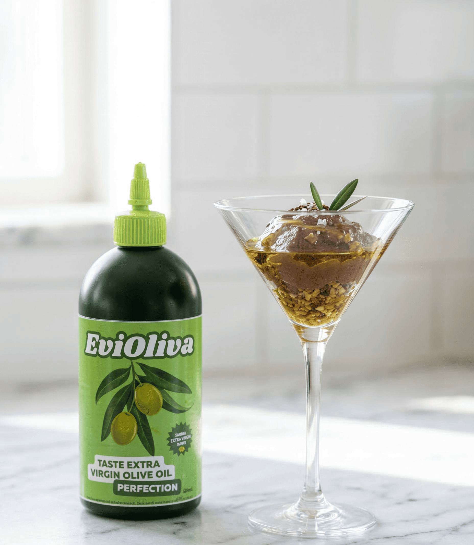 Chocolate Mousse and Evioliva (Extra Virgin Olive Oil)